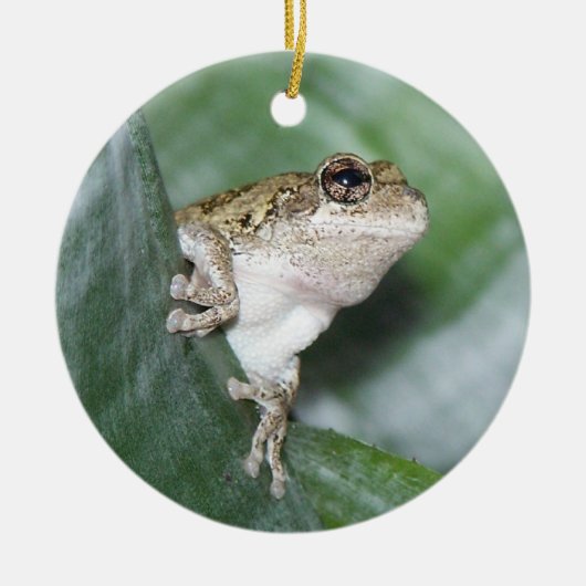 'Hoppy' Feestdagen! Keramisch Ornament (Voorkant)