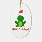 Hoppy Feestdagen kerstkerstversiering Keramisch Ornament (Links)