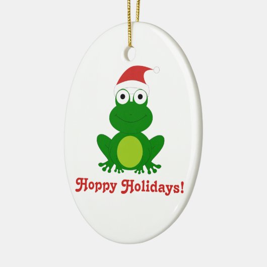 Hoppy Feestdagen kerstkerstversiering Keramisch Ornament (Links)
