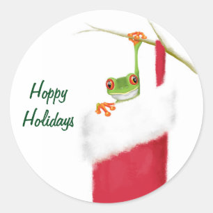 Hoppy Feestdagen Ronde Sticker