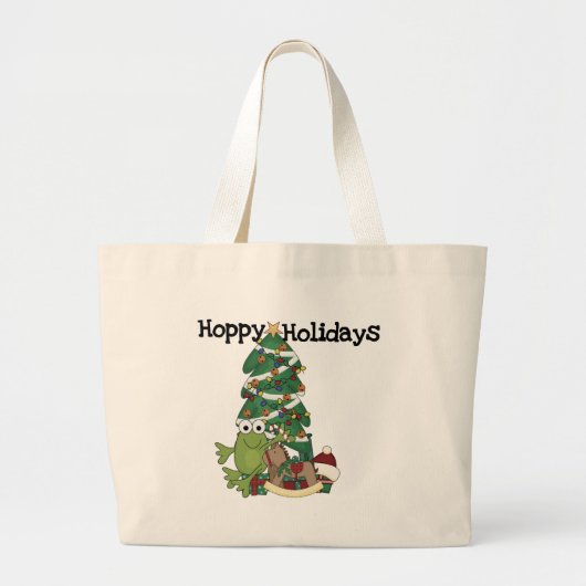 Hoppy Feestdagen Tshirts en geschenken Grote Tote Bag (Voorkant)