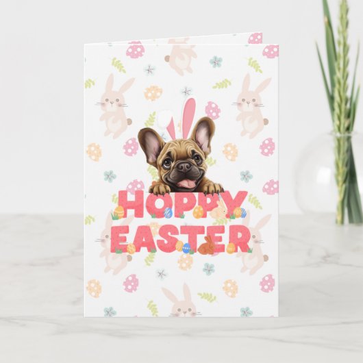 hoppy franchie paasfeest kaart (Voorkant)