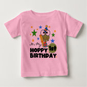 Hoppy Frog 1st Birthday T shirten and Gifts (Voorkant)