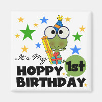 Hoppy Frog 1st Birthday T shirten en geschenken