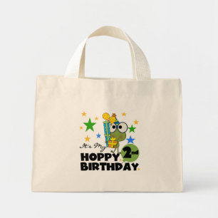 Hoppy Frog 2e verjaardag T-shirts en cadeautjes Mini Tote Bag
