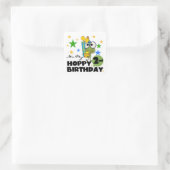 Hoppy Frog 2e verjaardag T-shirts en cadeautjes Vierkante Sticker (Tas)