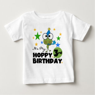 Hoppy Frog 3e verjaardag Tshirts en geschenken