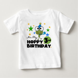 Hoppy Frog 3e verjaardag Tshirts en geschenken