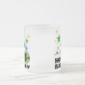 Hoppy Frog 3e verjaardag Tshirts en geschenken Matglas Koffiemok (Center)