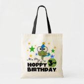 Hoppy Frog 3e verjaardag Tshirts en geschenken Tote Bag (Voorkant)