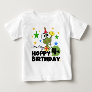 Hoppy Frog 4th Birthday T-shirts en geschenken