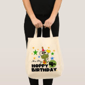 Hoppy Frog 4th Birthday T-shirts en geschenken Tote Bag (Voorkant (product))