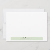 HOPPY FROG Baby Fotogeboorte Aankondiging (Achterkant)