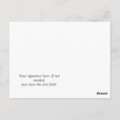 Hoppy Frog Pink Heart Valentijn Briefkaart (Achterkant)