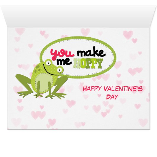 Hoppy Frog TOADally Love You Valentijn (Binenzijde Horizontaal (Onderkant))