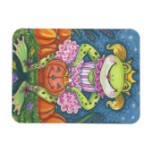 HOPPY HALLOWEEN BALLERINA, PRINCESS FROG MAGNET MAGNEET (Horizontaal)