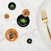 Hoppy Halloween Frog en Monsters ID221 Confetti (Groep)