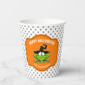 Hoppy Halloween Frog ID221 Papieren Bekers (Voorkant)