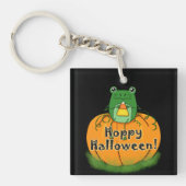Hoppy Halloween Frog Sleutelhanger (voorkant)