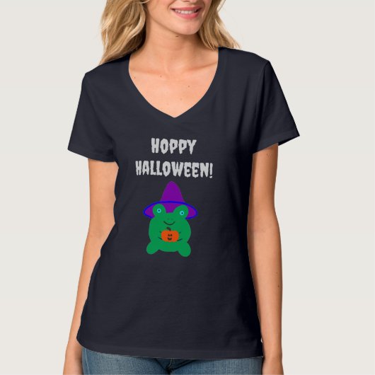 Hoppy Halloween Frog T-shirt (Voorkant)