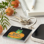 Hoppy Halloween Kikker Sleutelhanger (Voorkant Rechts)
