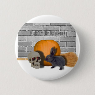 hoppy halloween ronde button 5,7 cm