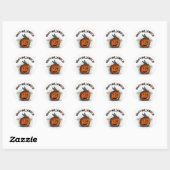 HOPPY HALLOWEEN! RONDE STICKER (Vel)