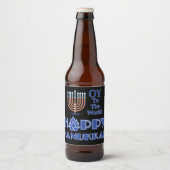 Hoppy Hanukkah Bier Etiket (Voorkant)