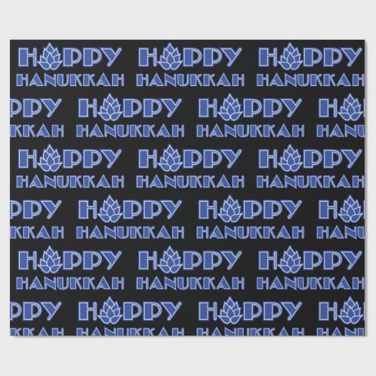 Hoppy Hanukkah Cadeaupapier (Vlak)