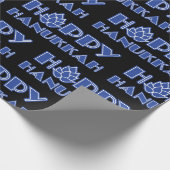 Hoppy Hanukkah Cadeaupapier (Hoek)