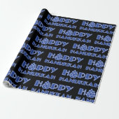 Hoppy Hanukkah Cadeaupapier (Uitgerold)