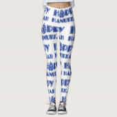Hoppy Hanukkah Leggings (Voorkant)