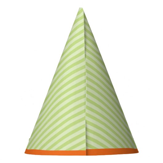 Hoppy Happy Paast Bunny Stripes Pattern Feesthoedjes (Achterkant)