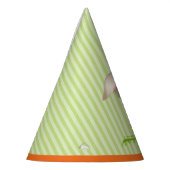 Hoppy Happy Paast Bunny Stripes Pattern Feesthoedjes (Links)