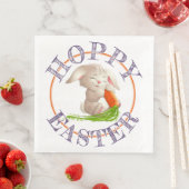 Hoppy Happy Paaster Bunny Motif Servet (Insitu)