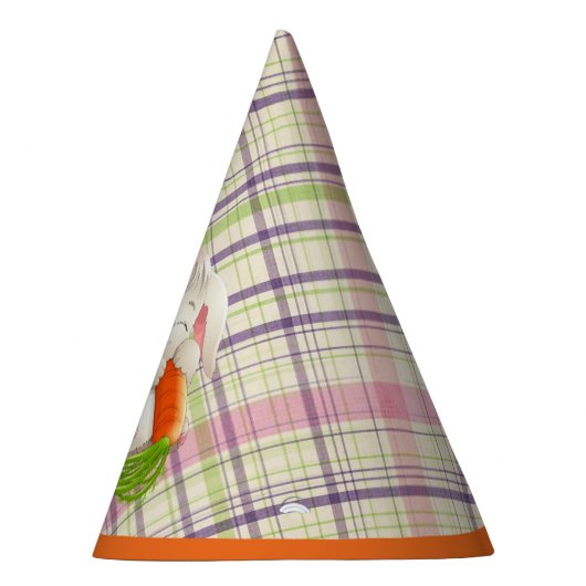 Hoppy Happy Paaster Bunny Stripes en Pset Pattern Feesthoedjes (Rechts)