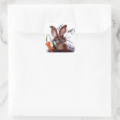 Hoppy Happy Pasen Waterverf Konijn Stickers (Tas)