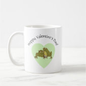 Hoppy Happy Valentines Day Schattige Frogs In Love Koffiemok (Links)