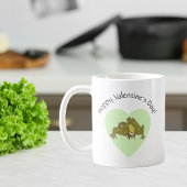 Hoppy Happy Valentines Day Schattige Frogs In Love Koffiemok