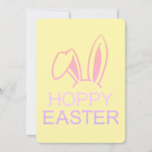 Hoppy Hare Pastel Easter Kaart