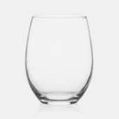 Hoppy Hare Pastel Easter Stemless Wine Glass Wijnglas Zonder Voet (Links)
