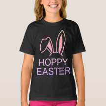 Hoppy Hare Pastel Kinder Paas T-shirt