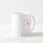 Hoppy Hare Pastel Paas Klassieke Mok (Voorkant rechts)