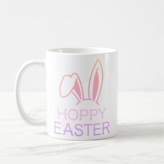 Hoppy Hare Pastel Paas Klassieke Mok (Links)