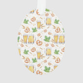 Hoppy Holiday Ale Blue Kerstmis Ornament (achterkant)