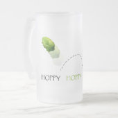 Hoppy Hoppy Joy Joy Matglas Bierpul (Voorkant links)