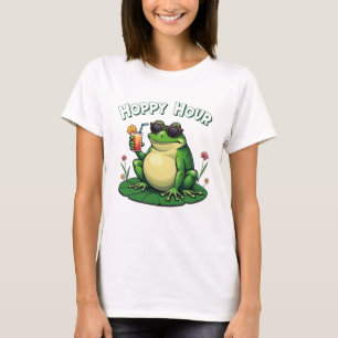 Hoppy Hour: Drink kikker T-shirt