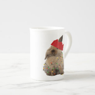 Hoppy KerstBunny Bone China Mok