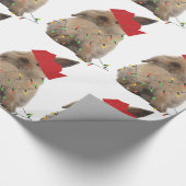 Hoppy kerstbunny-pakpapier cadeaupapier (Hoek)