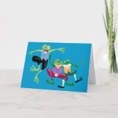 Hoppy Kerstmis Feestdagen Kaart (Voorkant)